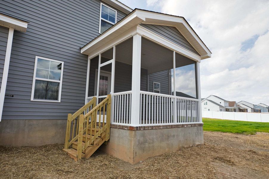 Screen Porch Option Screen Porch Option