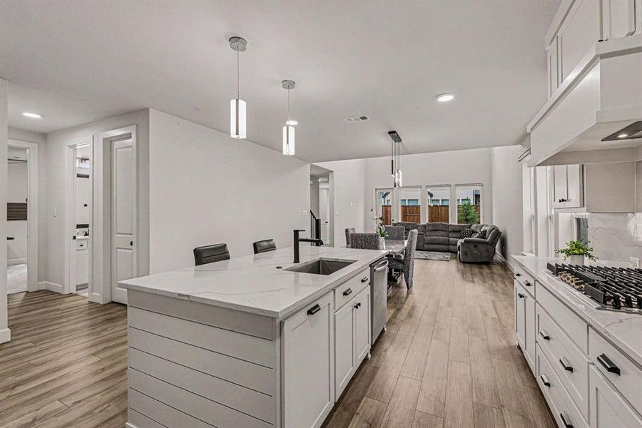 Furnished interior view inside a new home in , Prosper (Image 8).