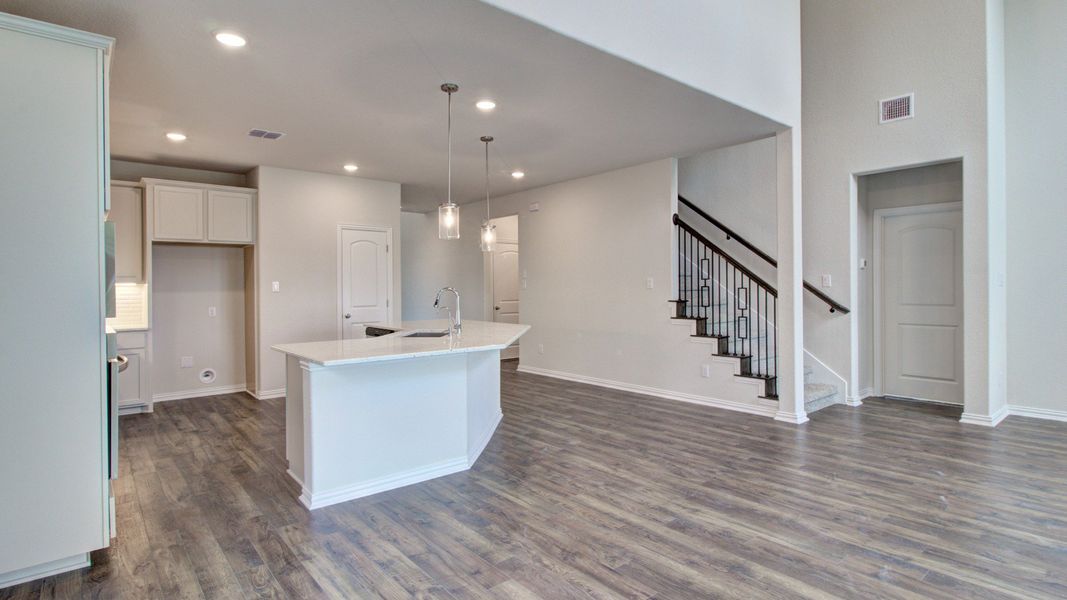 Furnished interior view inside a new home in The Crossvine, Schertz (Image 9).