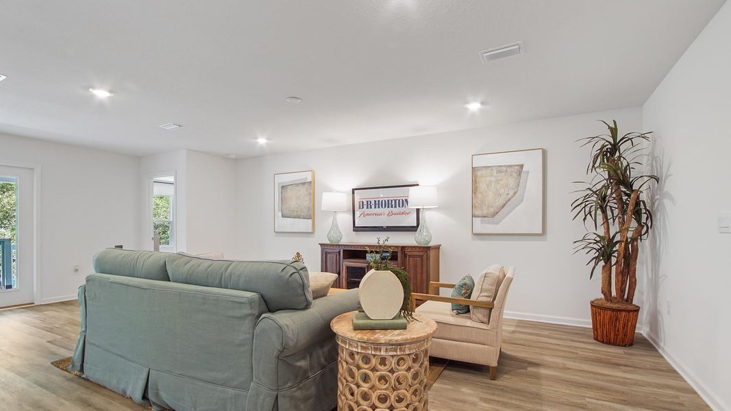 Furnished interior view inside a new home in Ashton Park Phase III, Freeport (Image 7).