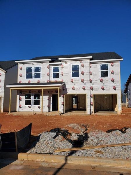 In-progress construction of a new home in Creekbend Overlook, South Fulton, GA (Image 6).