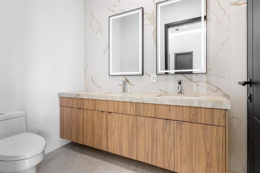 Furnished interior view inside a new home in , Parkland (Image 41).