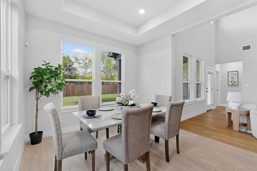 Furnished interior view inside a new home in , Rowlett (Image 24).