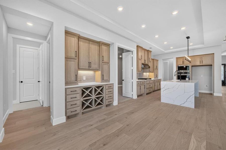 Furnished interior view inside a new home in Pecan Square, Northlake (Image 10).