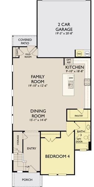 Representative images and renderings are for illustrative purposes. Actual structural options and design finishes of home may vary.