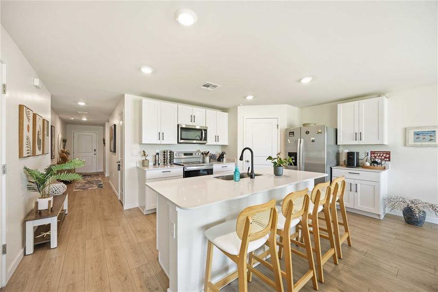 Furnished interior view inside a new home in Central Parc, North Port (Image 15).