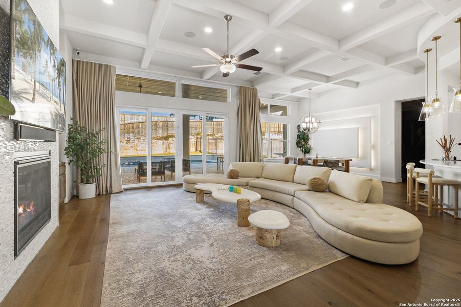 Furnished interior view inside a new home in , San Antonio (Image 7).