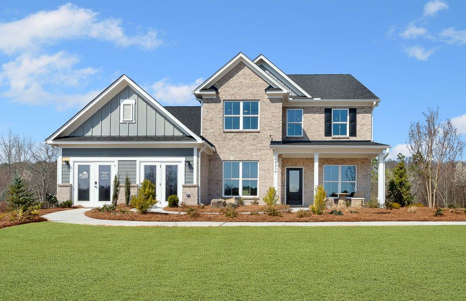 Representative exterior photo of a completed home built from the Riverton by Pulte Homes in Arden, Cumming, GA (Image 24).