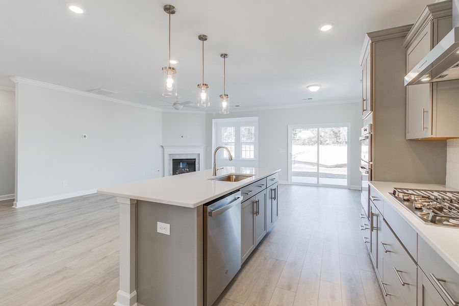 Furnished interior view inside a new home in Hendrix Farms, Lexington (Image 10).