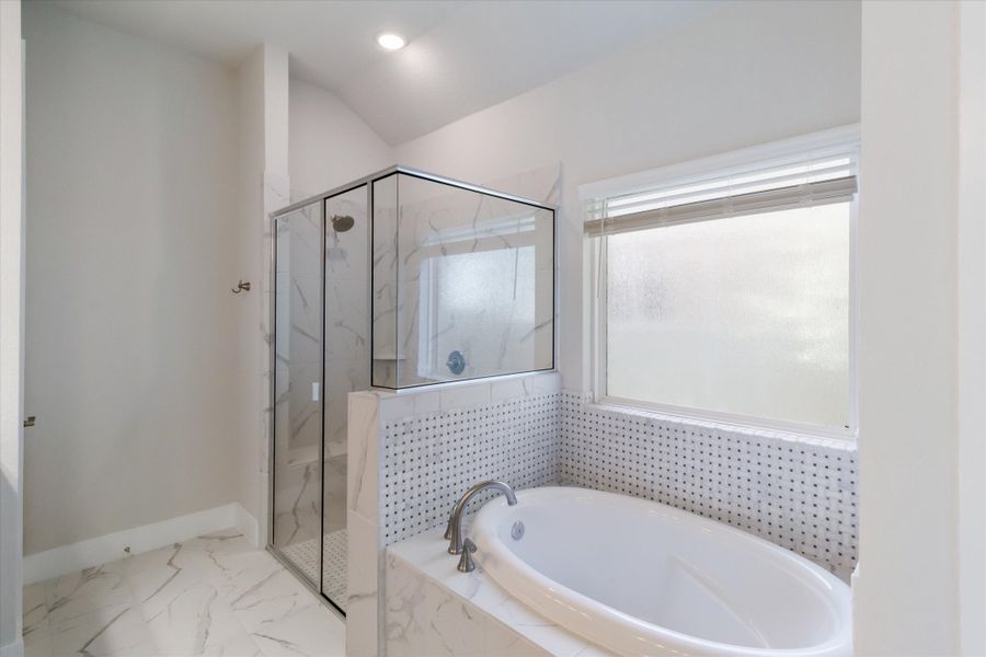 Furnished interior view inside a new home in The Grove at Vintage Oaks, New Braunfels (Image 8).