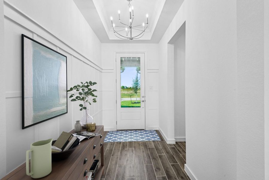 Inviting foyer (*Photo not of actual home and used for illustration purposes only.)