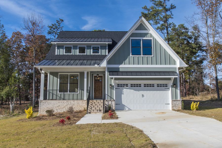Front exterior of a new home in , Chapin, SC, highlighting curb appeal (Image 2).