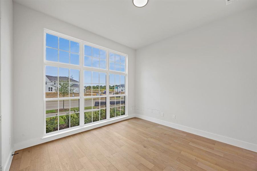 Spacious, unfurnished interior of a new home in The Heights at Uptown Celina, Celina (Image 16). Spacious, unfurnished interior of a new home in The Heights at Uptown Celina, Celina (Image 16).