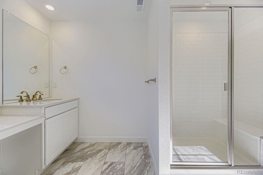 Furnished interior view inside a new home in Newlin Crossing: The Monarch Collection, Parker (Image 8). Furnished interior view inside a new home in Newlin Crossing: The Monarch Collection, Parker (Image 8).