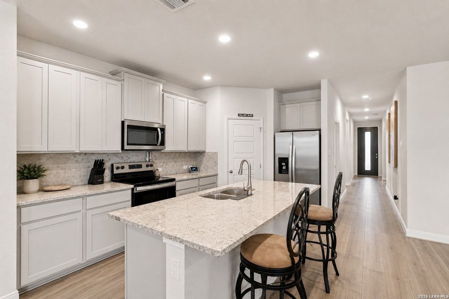 Furnished interior view inside a new home in Catalina, Converse (Image 16).