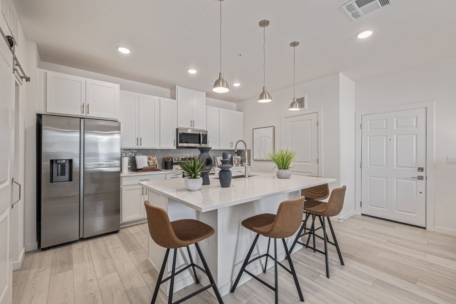 Furnished interior view inside a new home in The Residences at Victory Ridge, Colorado Springs (Image 6).