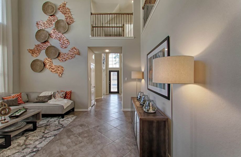 Furnished interior view inside a new home in Beacon Point, Texas City (Image 4). Furnished interior view inside a new home in Beacon Point, Texas City (Image 4).