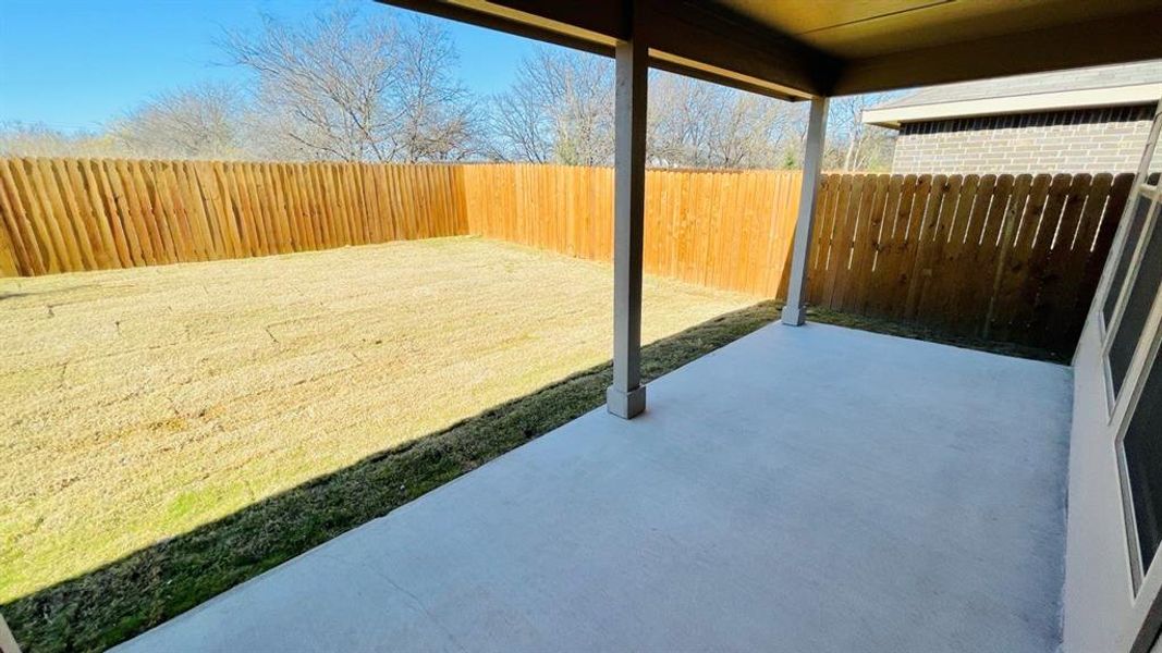 Patio - All Home and community information, including pricing, included features, terms, availability and amenities, are subject to change at any time without notice or obligation. All Drawings, pictures, photographs, video, square footages, floor plans, elevations, features, colors and sizes are approximate for illustration purposes only and will vary from the homes as built.