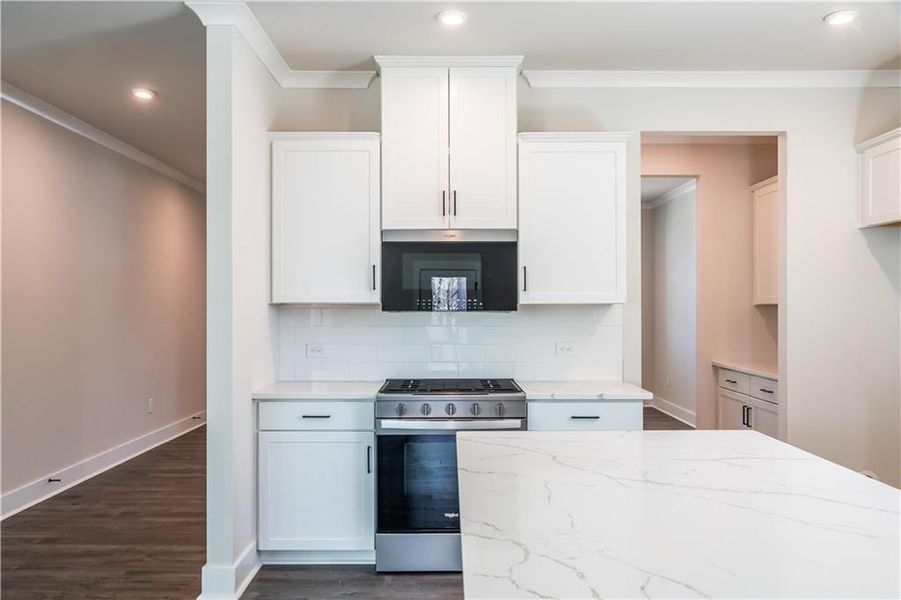 Furnished interior view inside a new home in Cambridge at Steels Bridge, Canton (Image 11).