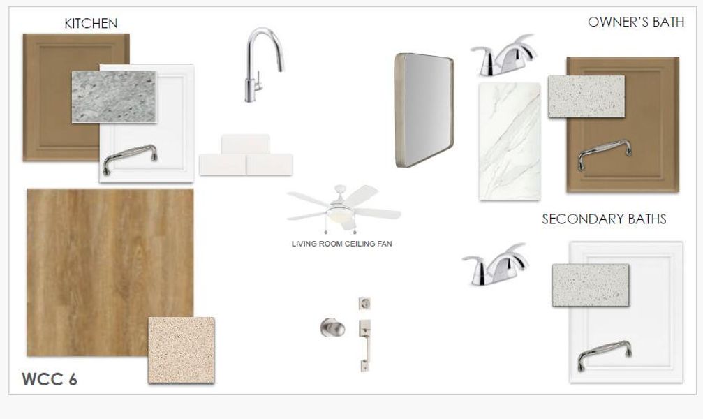 Sample of building materials used in homes in Wildcat Chase, Summerville (Image 33).