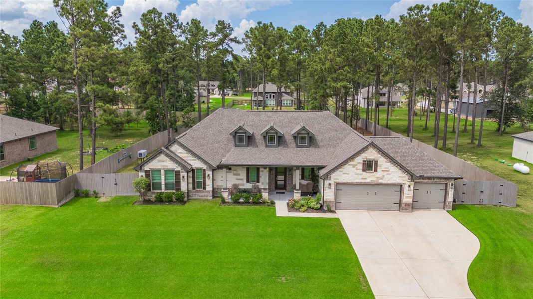Welcome to Deer Pines with luxury homes on oversized lots with mature trees.