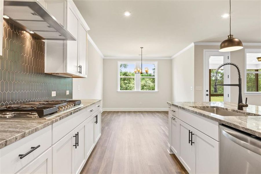 Furnished interior view inside a new home in Wehunt Meadows, Hoschton (Image 7).