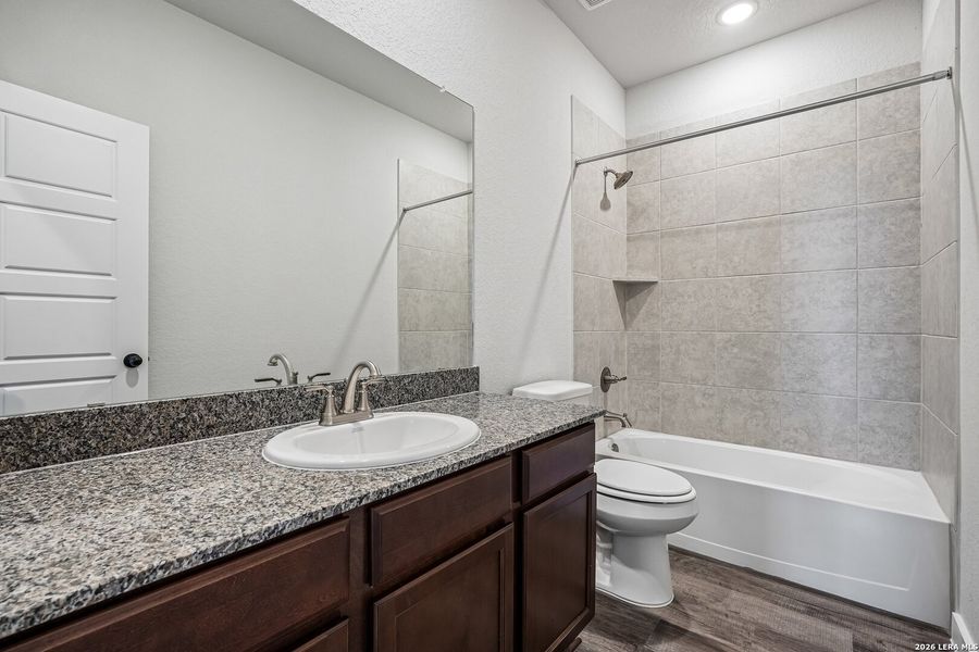 Furnished interior view inside a new home in Red Hawk Landing, San Antonio (Image 11). Furnished interior view inside a new home in Red Hawk Landing, San Antonio (Image 11).
