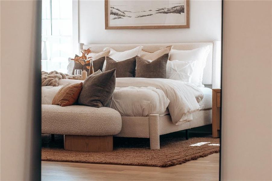 Furnished interior view inside a new home in , Atlanta (Image 11).