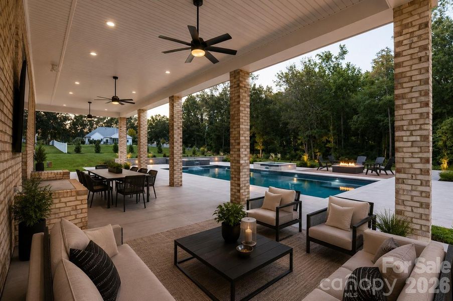 Exterior details and patio area of a home in , Wesley Chapel (Image 3). Exterior details and patio area of a home in , Wesley Chapel (Image 3).