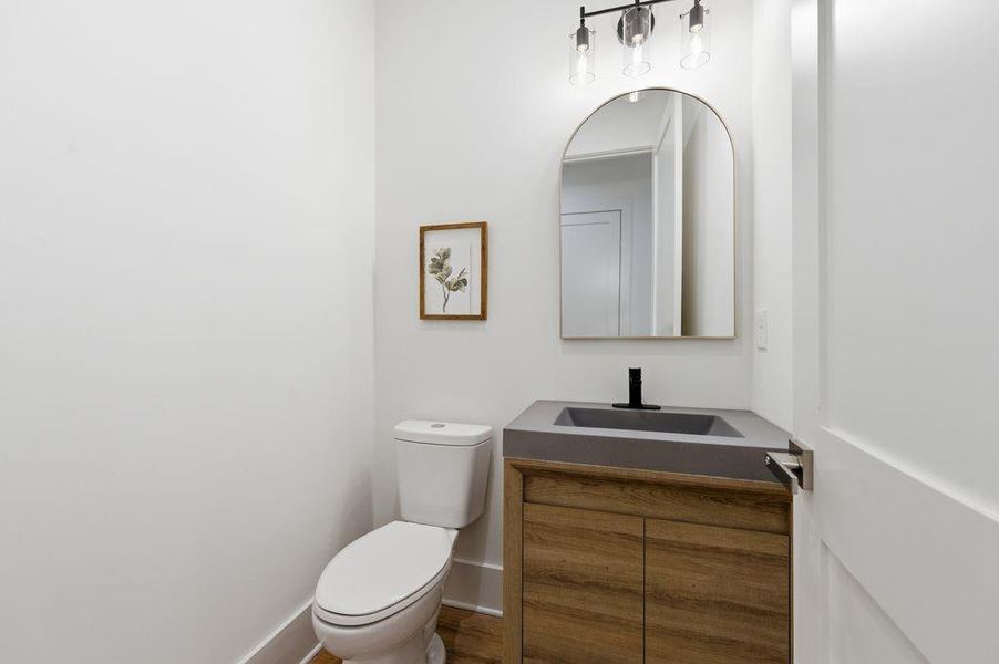 Furnished interior view inside a new home in , Atlanta (Image 36).