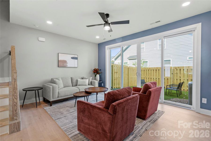 Furnished interior view inside a new home in , Charlotte (Image 11).