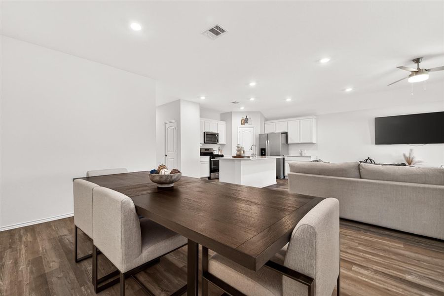 Furnished interior view inside a new home in Sunterra, Katy (Image 5).