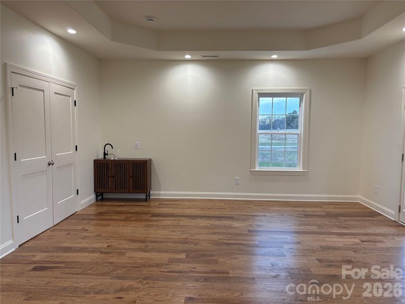 Primary with coffee station and sink.