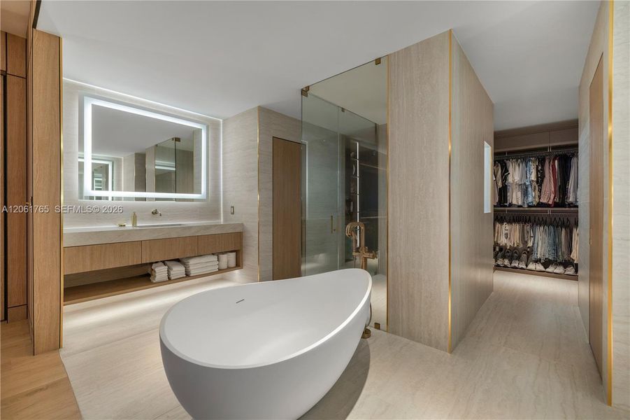 Furnished interior view inside a new home in , Miami (Image 14). Furnished interior view inside a new home in , Miami (Image 14).