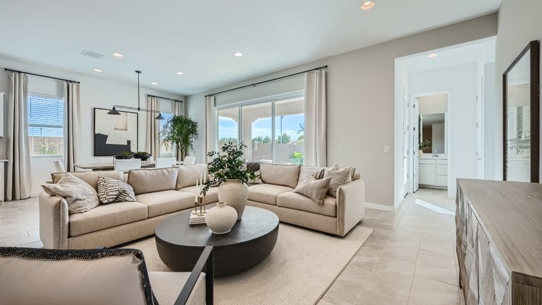 Great room interior Great room interior