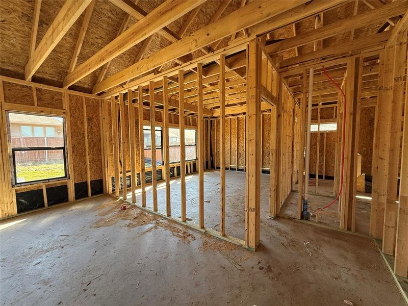In-progress construction of a new home in Stillwater Lake Estates, Godley, TX (Image 3).
