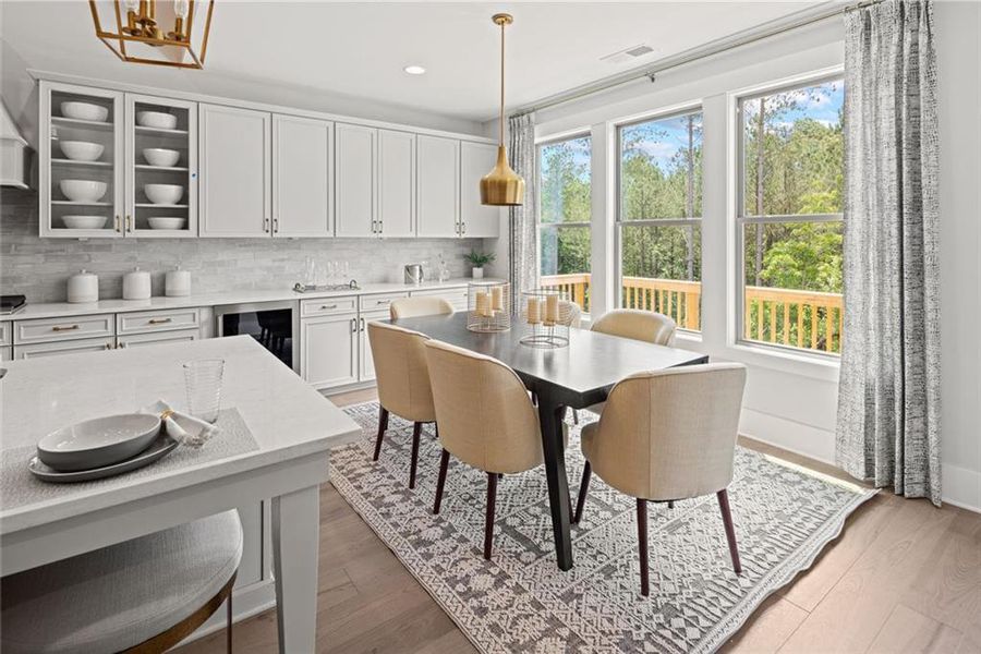 Furnished interior view inside a new home in Soleil Belmont Park, Canton (Image 7).