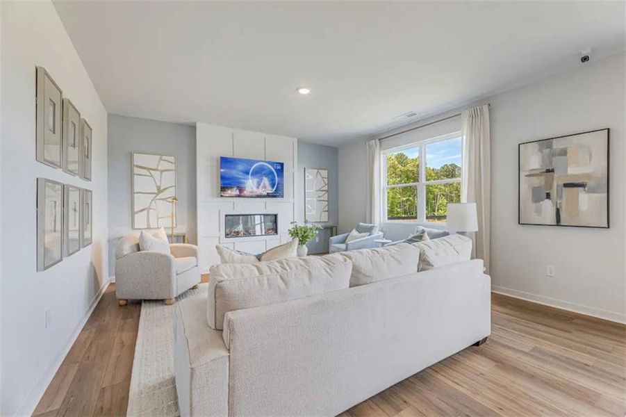 Furnished interior view inside a new home in Hawthorne Reserve, Dallas (Image 12).