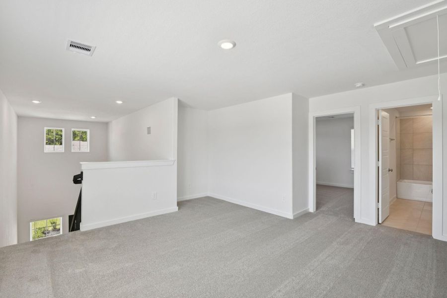 Photo is not of the actual home, but is an inspirational photo of builder’s model home and may depict options, furnishings, and/or decorator features that are not included