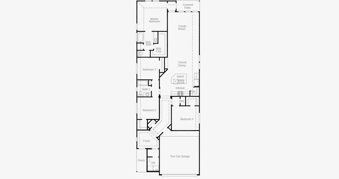 2D floor plan layout of this home in Two Step Farm, Montgomery, TX (Image 4). 2D floor plan layout of this home in Two Step Farm, Montgomery, TX (Image 4).