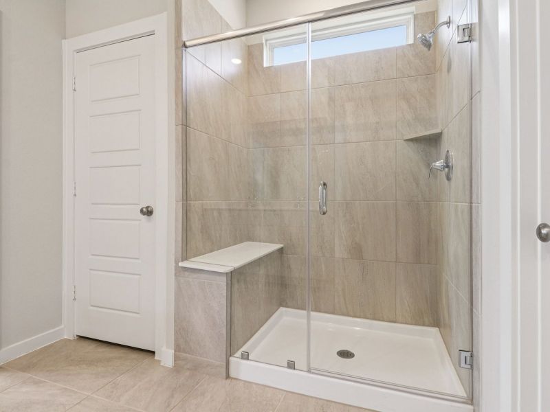 Furnished interior view inside a new home in Sanford Farms - Traditional Series, Waller (Image 8).
