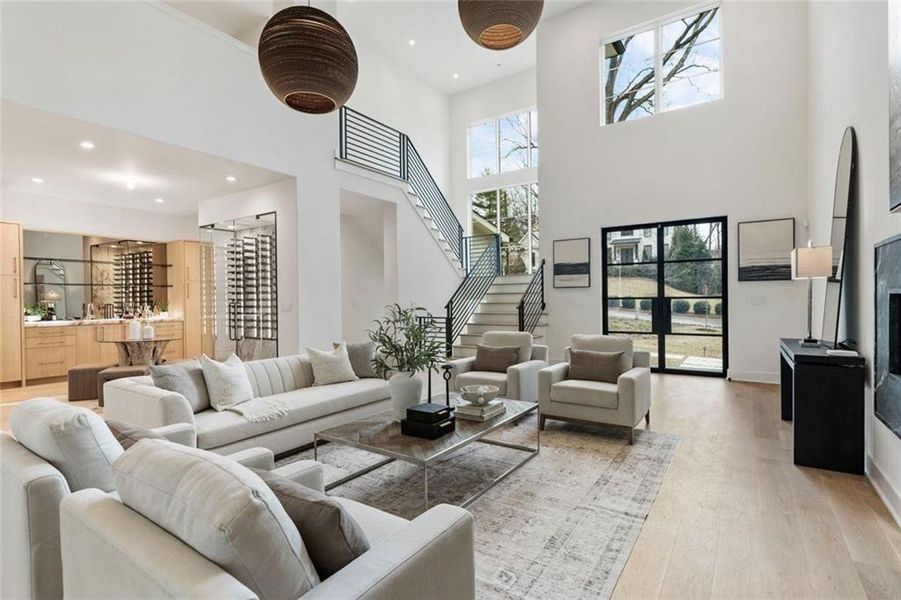 Furnished interior view inside a new home in , Sandy Springs (Image 61). Furnished interior view inside a new home in , Sandy Springs (Image 61).
