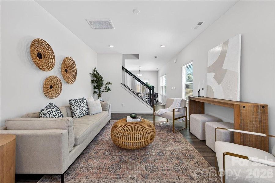 Furnished interior view inside a new home in , Charlotte (Image 12). Furnished interior view inside a new home in , Charlotte (Image 12).