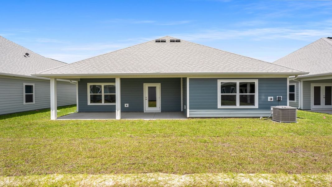 Exterior details and patio area of a home in WindMark Beach, Port Saint Joe (Image 18). Exterior details and patio area of a home in WindMark Beach, Port Saint Joe (Image 18).