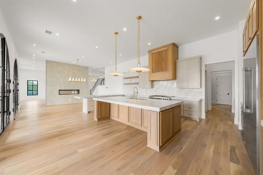 Furnished interior view inside a new home in Fleming Pointe, Fort Worth (Image 6).