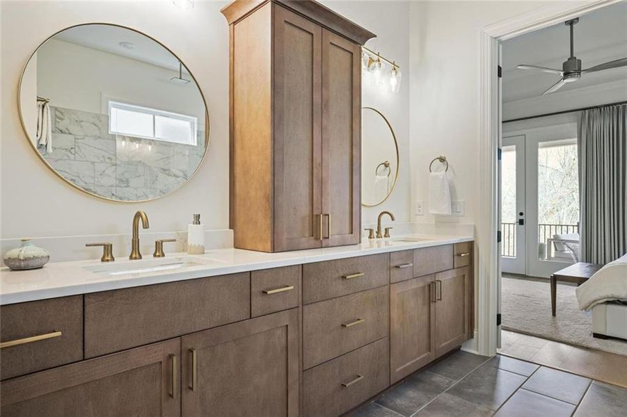 Furnished interior view inside a new home in Waterside Single Family, Peachtree Corners (Image 28).