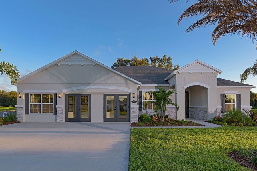 Exterior Model of Briella at Briella Model - Palm Coast in Palm Coast, Florida by Landsea Homes