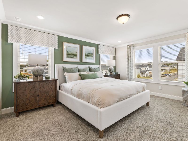 Furnished interior view inside a new home in Martin Springs - Highland Series, Lawrenceville (Image 15). Furnished interior view inside a new home in Martin Springs - Highland Series, Lawrenceville (Image 15).