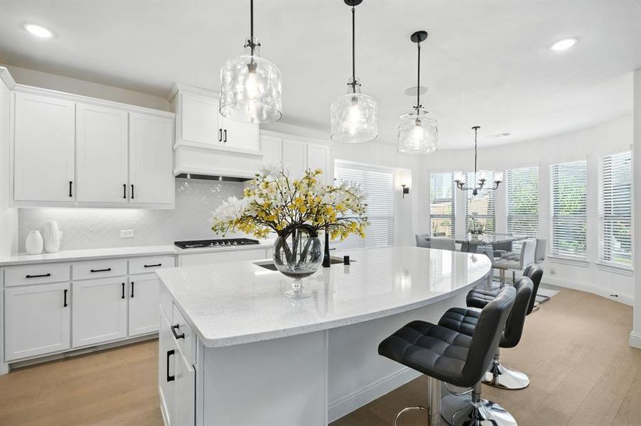 Oversized Chef's kitchen.