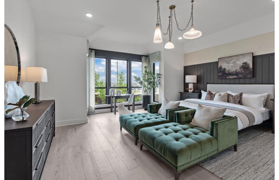 Furnished interior view inside a new home in Bison Ridge, San Antonio (Image 10).
